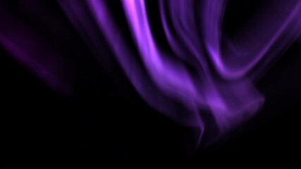 Wall Mural - aurora celestial dance of lights purple loop animation