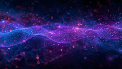 Abstract Digital Data Flow Background
