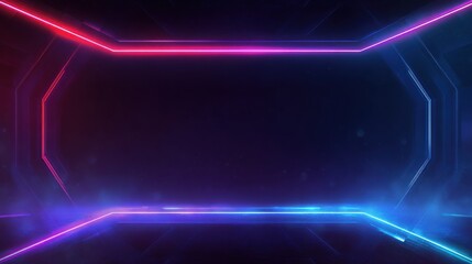 Wall Mural - stunning photo of futuristic esport background for gaming live streaming. esport game tournament com