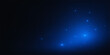 © PIXEL - Abstract dark blue night sky with glowing stars and particles motion