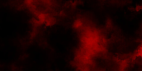 Wall Mural - abstract dark red watercolor with black background, grunge and abstract elements for vibrant designs