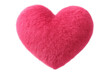 © Krtola  - Fluffy pink heart representing romantic emotions, soft pastel color symbolizing tender feelings, transparent background ideal for valentine's graphic design