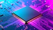© BAI - Technological marvel: A captivating depiction of a central processing unit, with its intricate circuits glowing in a radiant display of innovation. Highlighting the core of modern computing.