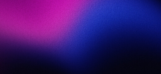 Wall Mural - dark purple and blue black gradient background, grainy noise gradient, abstract colourful gradient b