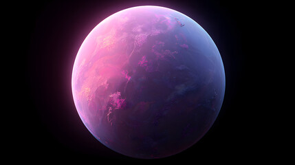 Wall Mural - Pink and Purple Alien Planet