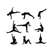 © Bijoy - silhouettes of people doing yoga