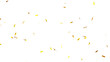 © Mst Stock - Gold and White Confetti PNG Transparent. Metallic Gold Sparkles with Confetti PNG, Golden Shiny Confetti PNG Transparent, Gold Foil Confetti Scatter PNG,