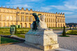 Versailles palace and gardens at sunset, Paris suburbs, France