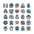 © attha - Mental health Icons set