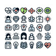 © attha - Mental health Icons set