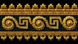 © Slow - Ornate Golden Decorative Border on Black