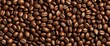 © Chaweewan - Seamless coffee bean background, rich brown tones, vector illustration,  caffeine,  natural