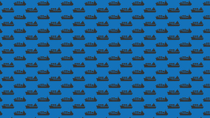 Vector ship pattern design multicolored