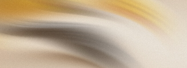 Wall Mural - a grainy beige background with a smooth gradient and blurred motion creates an abstract and artistic