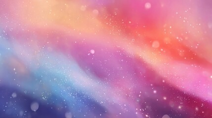 Wall Mural - a dreamy abstract background featuring vibrant colors of pink, purple, and blue, with bokeh effects 