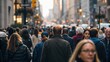 © N7 - Urban crowd navigating busy street — portraying city energy and everyday commute