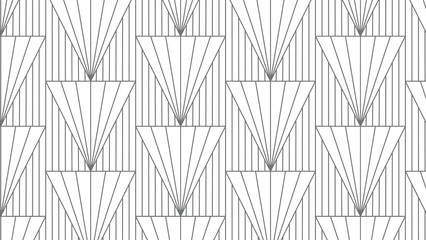 Abstract gray pattern geometric vector seamless ornamental and swatches oriental line texture outline white background