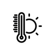 © taufiq - hot temperature outline icon vector design good for web or mobile app