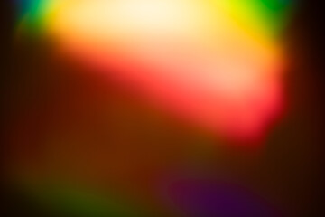 Wall Mural - light leak overlay effect with blur bokeh rainbow light leaks,retro noisy film texture light leak fl