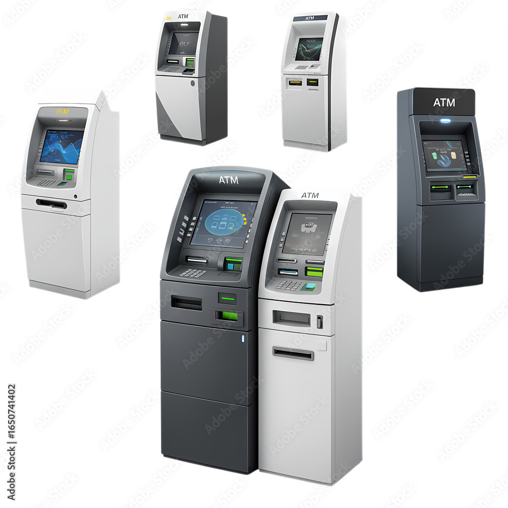 ATM Machine Models: Types & Designs for Banking Stock Photo | Adobe Stock