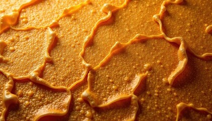 Wall Mural - Close-up of rustic brown wafer background texture, baked, still life, crumbly