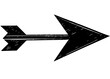 © Saroar - Arrow Pointing Right Silhouette Vector