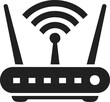 © Сергей Тарасюк - WiFi router, wireless internet device, modem, connectivity hub, broadband technology, network transmitter