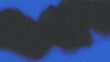 © Александр Розов - Black spray paint line on blue background. Noises and grain texture illustration.