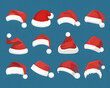 © Kamran - set of santa claus hats