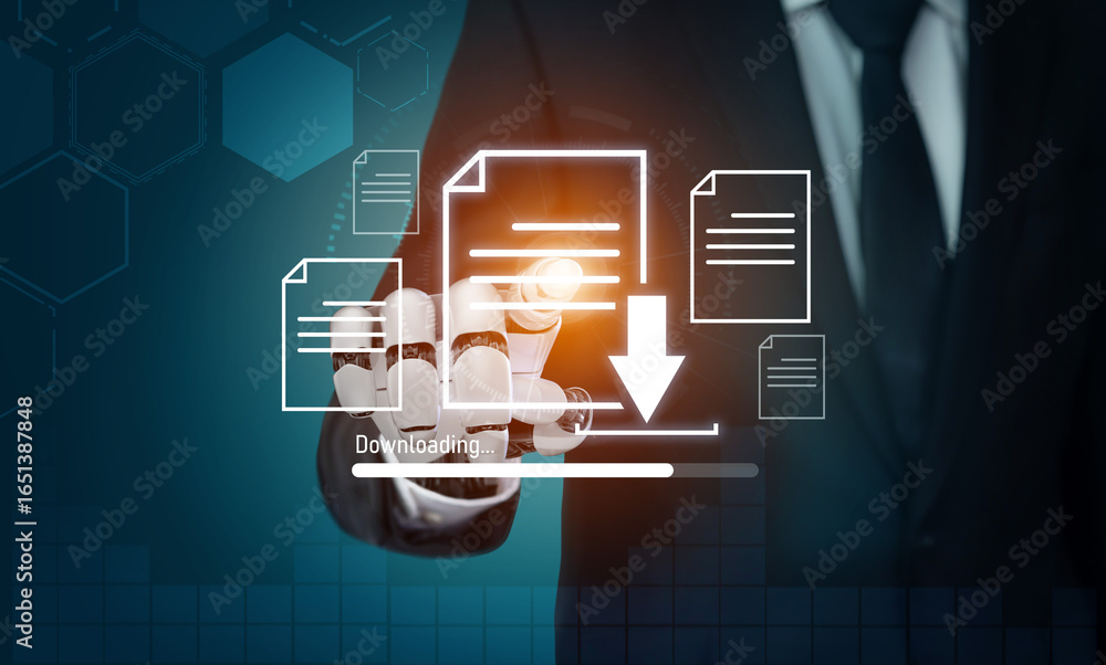 AI facilitates digital document downloading and data access with ...