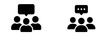 © Ganz - Conversation icons representing group discussions and communication