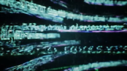 Abstract digital code motion graphic