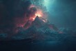 © burhan - Dramatic stormy clouds over a dark sea