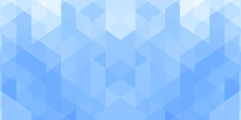 Wall Mural - Abstract square shapes blue background