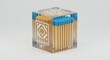 © DYAN - Acrylic matchbox with geometric design