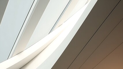 Abstract architectural detail with clean modern lines and geometric patterns on a minimalist background.