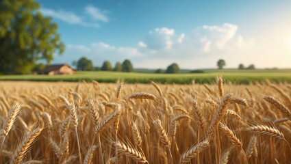 mature wheat crops ready for harvest as summer concludes