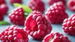 © MetaPixel - Close-up of a mature raspberry against a softly blurred backdrop