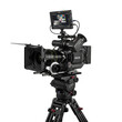 © Rajibchandra - Professional digital cinema camera on tripod isolated on transparent background