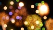 © aFotostock - Blurred background Golden Firework celebrate anniversary happy new year 2025, 4th of july holiday festival. Blurry gold firework night time celebrate national holiday. Countdown to new year 2025
