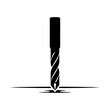 © dropideas - transparent background drill bit icon perfect for industrial designs websites