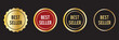 © Aquavisionweath6 - Best seller badge logo design. Best seller sticker label . eps 10
