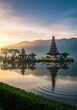 © Berta - Serene Sunrise Over Ulun Danu Beratan Temple, Bali.
