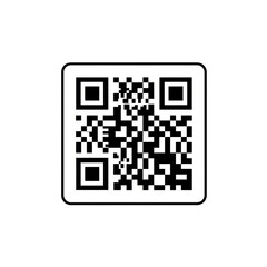 qr code on white