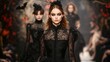 © จิดาภา มีรีวี - Gothic fashion showcase on the runway