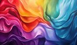 © SilentSmog - A vibrant rainbow of colors, representing the diversity and beauty in human nature. The fabric is soft with gentle folds that catch the light and create an ethereal effect.