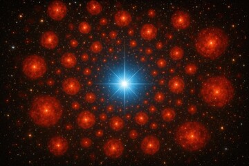 Wall Mural - A Symphony of Stars in Space