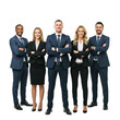 © pupus - A confident group of diverse business professionals stands united, showcasing professionalism and a strong sense of teamwork.