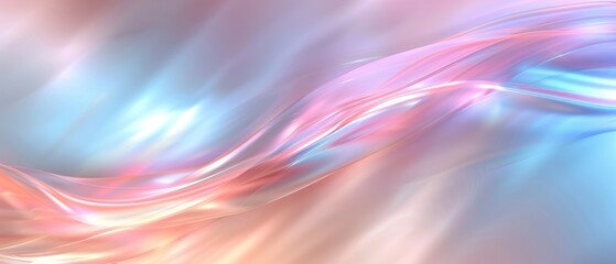 Wall Mural - Abstract bright pink peach gloss gradient background shine light reflection texture fantasy.