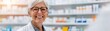 © Photography09 - Smiling Pharmacist Mature Woman in Eyeglasses at Pharmacy, healthcare, retail